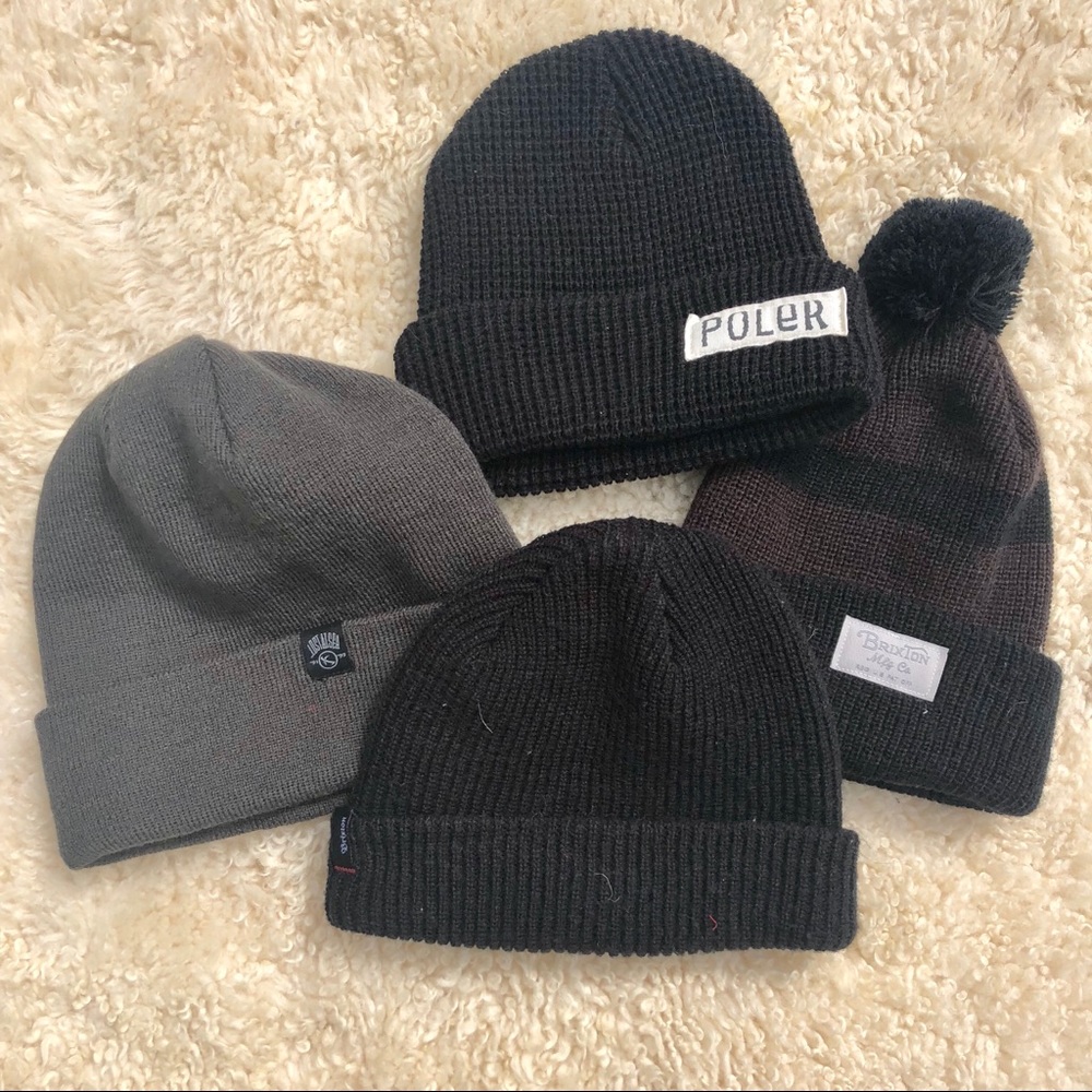 Brixton, Poler and Lost beanies (4)